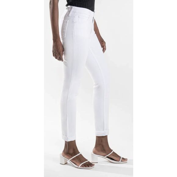 Kut From the Kloth Womens Jeans 18W Catherine Slouchy Boyfriend White Stretch - Picture 6 of 16